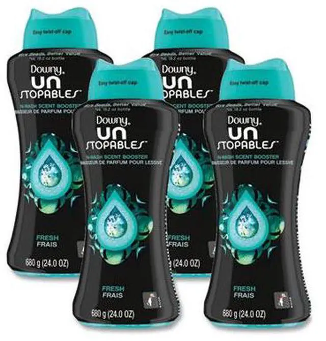 Main image of Unstopables In-Wash Scent Booster Beads Fresh Scent 24 oz Pour Bottle 4/Carton 80730043