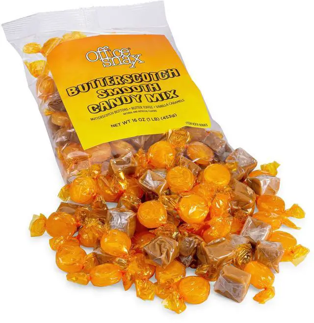 Main image of Office Snax Butterscotch Smooth Candy Assortment 1lb