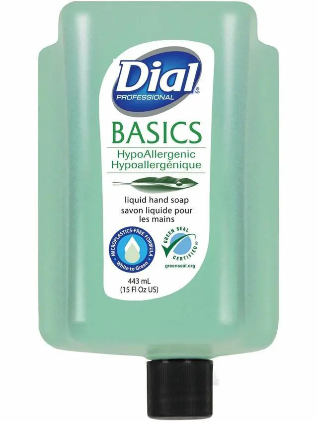 Main image of Basics MP Free Liquid Hand Soap Refill for Versa Dispenser Unscented 15 oz 6/Carton DIA33827