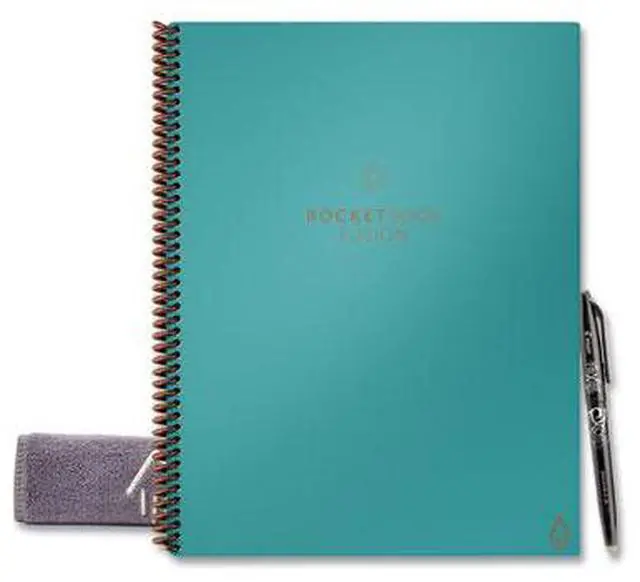 Main image of Rocketbook Fusion Smart Notebook Teal Cover 11 x 8.5 21 Sheets EVRFLRCCCEFR