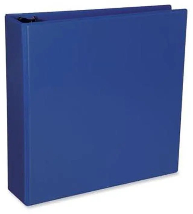Main image of Universal Office Slant D-Ring View Binder 3 Rings 2" 8.5x11 Navy Blue 1147