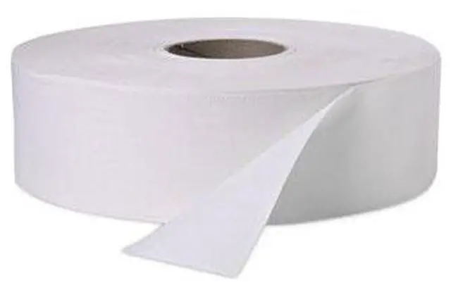 Main image of Jumbo Roll Bath Tissue Septic Safe 2-Ply 3.4" x 1000 ft White 12 Rolls/Carton W2002