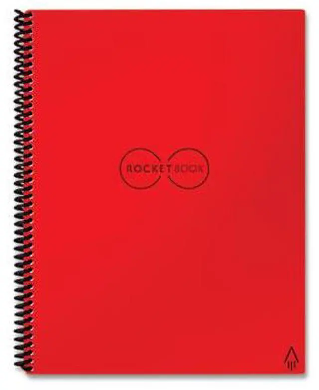 Main image of Rocketbook Core Reuasble Smart Notebook 8.5x11" Dot-Grid 32 Pages Red EVRLKCBG