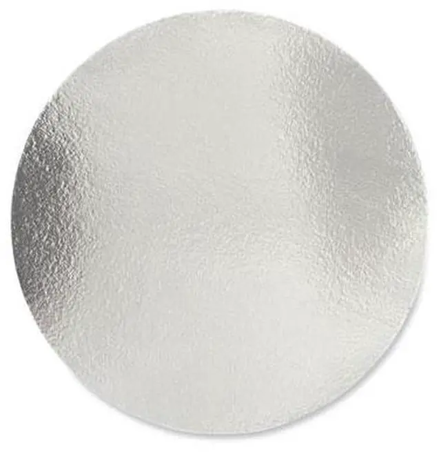 Main image of Round Aluminum To-Go Container Lids Flat Lid 9" Diameter Silver Paper 500/Carton BWKROUND9FLID