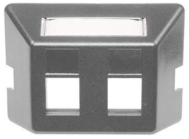 Alt view image 4 of 4 - HUBBELL FP2GY PLATE, FURNITURE,STD,2POR