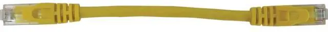 Alt view image 6 of 10 - Tripp Lite Cat6a 10G Snagless Molded UTP Ethernet Cable (RJ45 M/M), PoE, Yellow, 6 in. (15 cm) - 6" Category 6a Network Cable for Network Device, Switch, Patch Panel, Server, Router, Hub, Printer