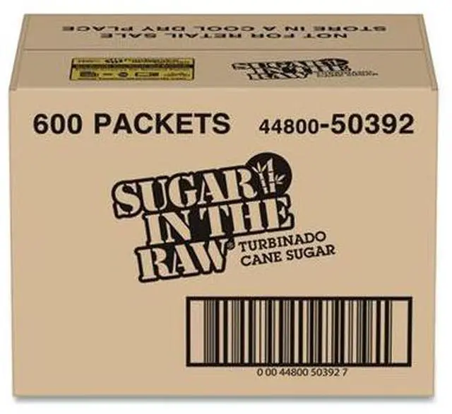 Main image of Sugar In The Raw SMU50392 Molasses Turbinado Cane Sugar, Packets, 600/Carton