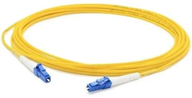 Alt view image 6 of 6 - THIS IS A 5M LC (MALE) TO LC (MALE) YELLOW SIMPLEX RISER-RATED FIBER PATCH CABLE