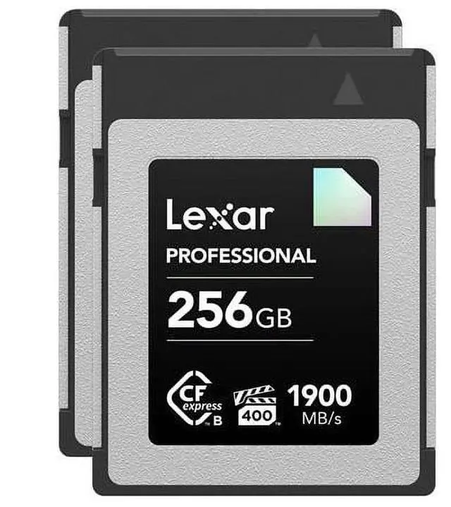 Alt view image 5 of 5 - Lexar Diamond Series Professional 256GB CFexpress Type-B Memory Card, 2-Pack