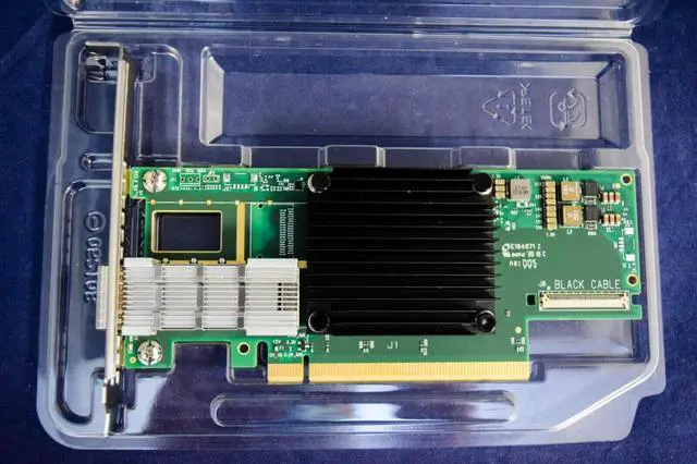 Alt view image 7 of 10 - MELLANOX MCX653105A-HDAT ConnectX-6 VPI adapter card, HDR IB (200Gb/s) and 200GbE, single-port QSFP56, PCIe4.0 x16, tall bracket, ROHS R6