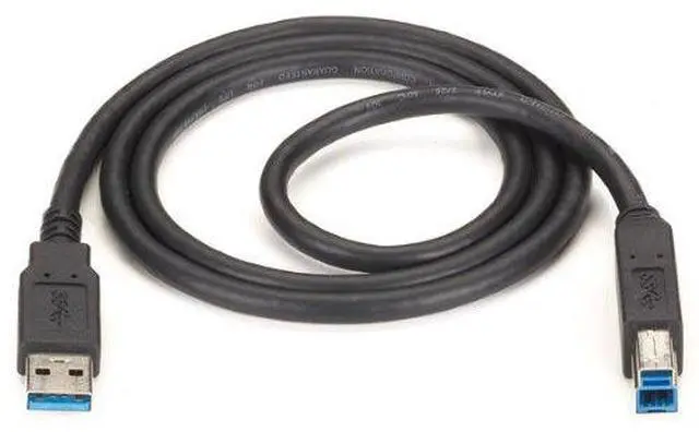 Alt view image 4 of 4 - black box usb30-0006-mm 6 ft. usb version 3.0 type a male to type b male cable black