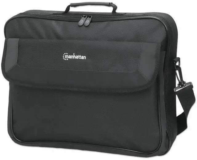 Alt view image 6 of 19 - Manhattan Cambridge Carrying Case (Briefcase) for 17.3" Apple Notebook - Black - Weather Resistant, Spill Resistant, Wear Resistant, Bump Resistant, Scratch Resistant, Anti-slip Shoulder Strap -