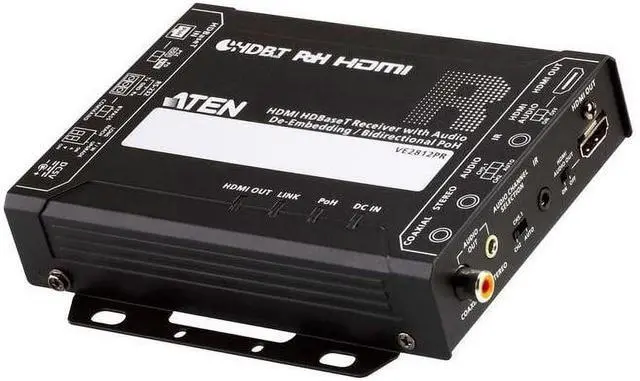 Alt view image 2 of 2 - ATEN VE2812PR HDMI HDBaseT Receiver with Audio De-Embedding / Bi-directional PoH