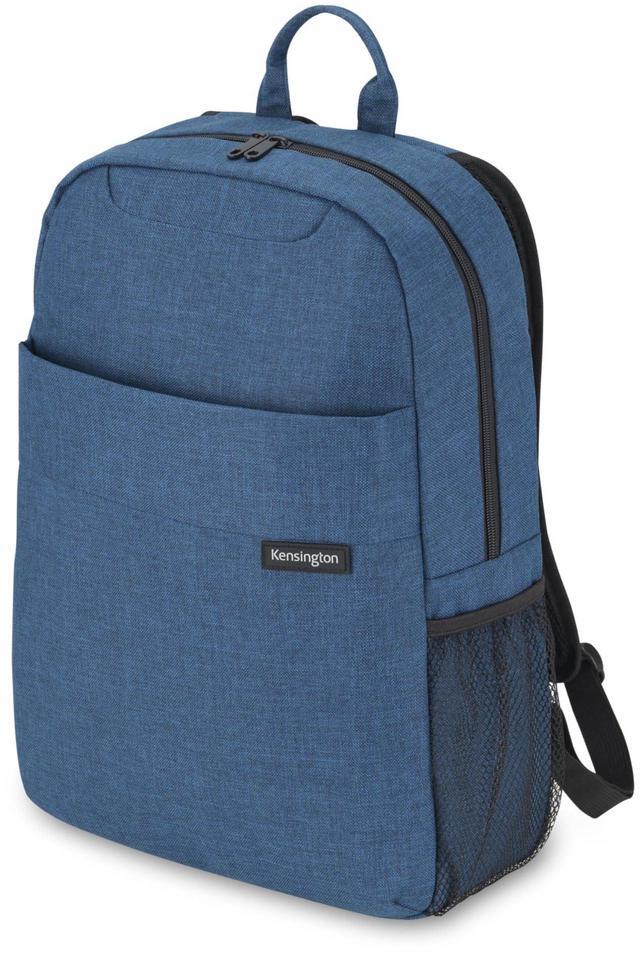 Alt view image 8 of 12 - Kensington Simply Portable Lite Carrying Case (Backpack) for 16" - Navy Blue - Water Resistant, Strain Resistant - Polyester, Mesh Fabric Body - Shoulder Strap, Handle