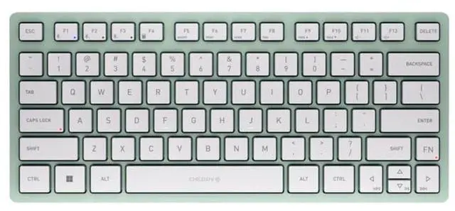 Alt view image 6 of 6 - CHERRY KW 7100 Keyboard - Multi-Device, Compact, 3 Bluetooth Channels, AES-128 Encryption, Status LEDS, Abrasion-proof Key Legends