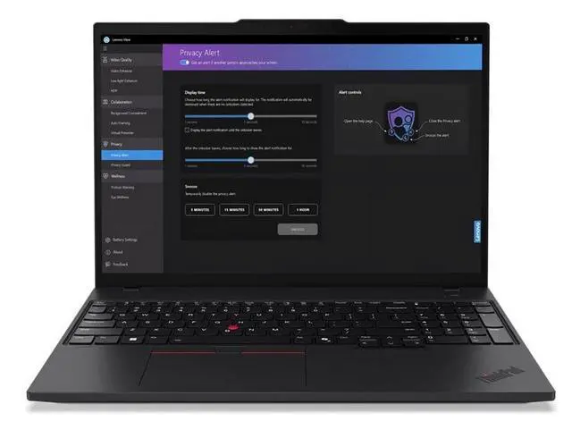 Alt view image 9 of 9 - Lenovo ThinkPad T16 Gen 3 21MN006YUS 16" Touchscreen Notebook - WUXGA - Intel Core Ultra 7 155U - 16 GB - 512 GB SSD - English Keyboard - Black