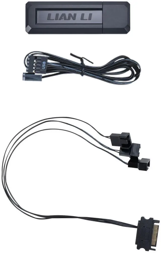 Alt view image 5 of 5 - LIAN LI RF Wireless Controller Kit Black Color ---- RF-T-B