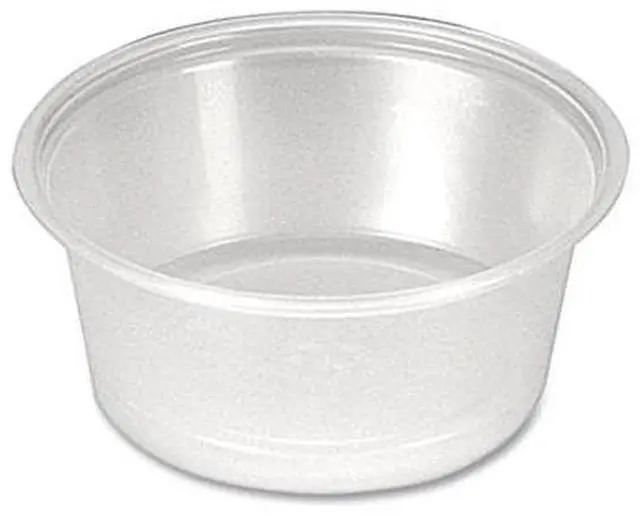 Main image of Portion Cups 1.5 oz Plastic Clear 250/Sleeve 10 Sleeves/Carton PPC150