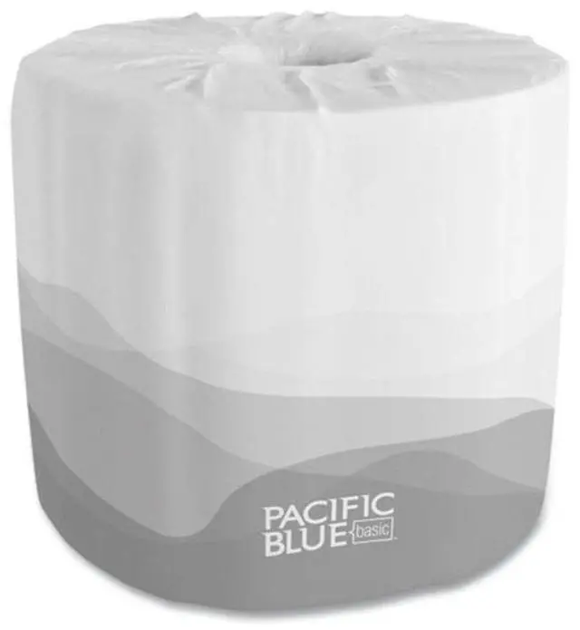 Alt view image 2 of 3 - GEORGIA-PACIFIC 19885 Envision Toilet Paper, 2 Ply, 550 Sheets, 3.5 L x 3.8 W