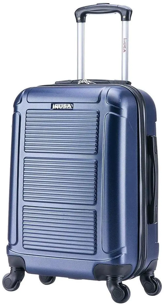 Alt view image 5 of 5 - InUSA Pilot Plastic Carry-On Luggage Blue (IUPIL00S-BLU)