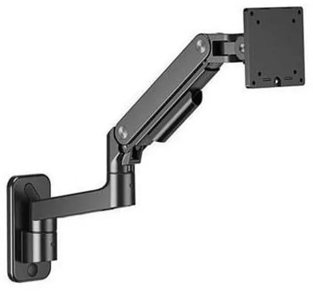 Alt view image 6 of 6 - Amer Mounts Monitor Wall Mount with Hydralift Pneumatic Arm