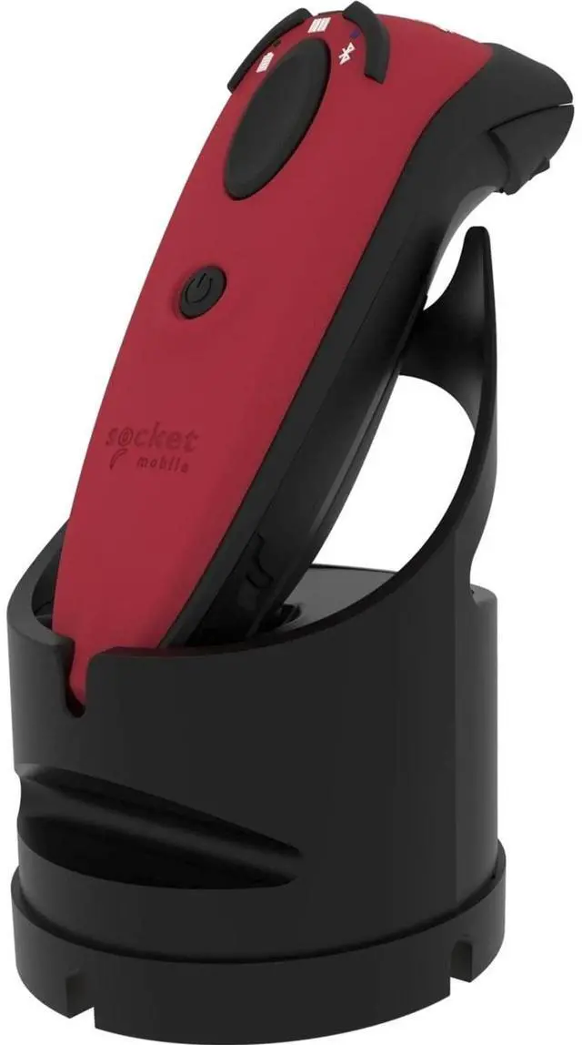Alt view image 2 of 2 - Socket Mobile D720 Barcode Scanner with Rechargeable Battery Pre-installed, Red