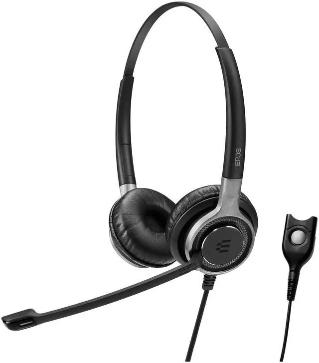 Alt view image 7 of 7 - EPOS IMPACT SC 662 Headset - Stereo - Easy Disconnect - Wired - On-ear - Binaural - Ear-cup - Noise Cancelling, Electret, Uni-directional, Condenser Microphone - Black