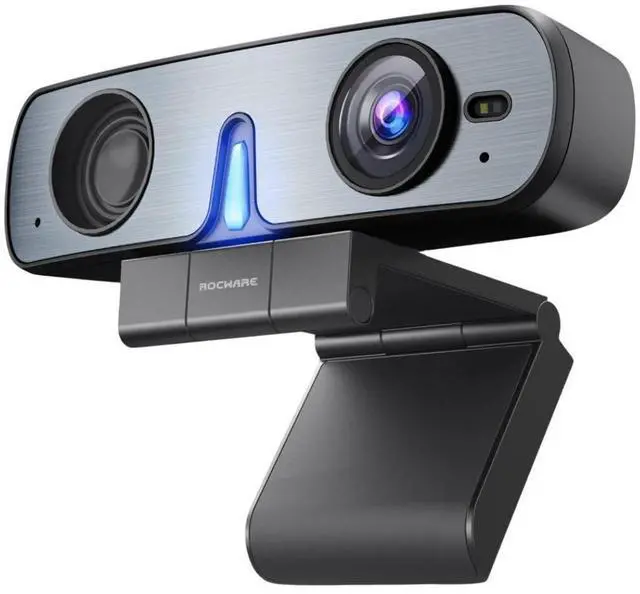 Alt view image 9 of 20 - ROCWARE RC08 Auto-Focus Webcam with Microphone Speaker