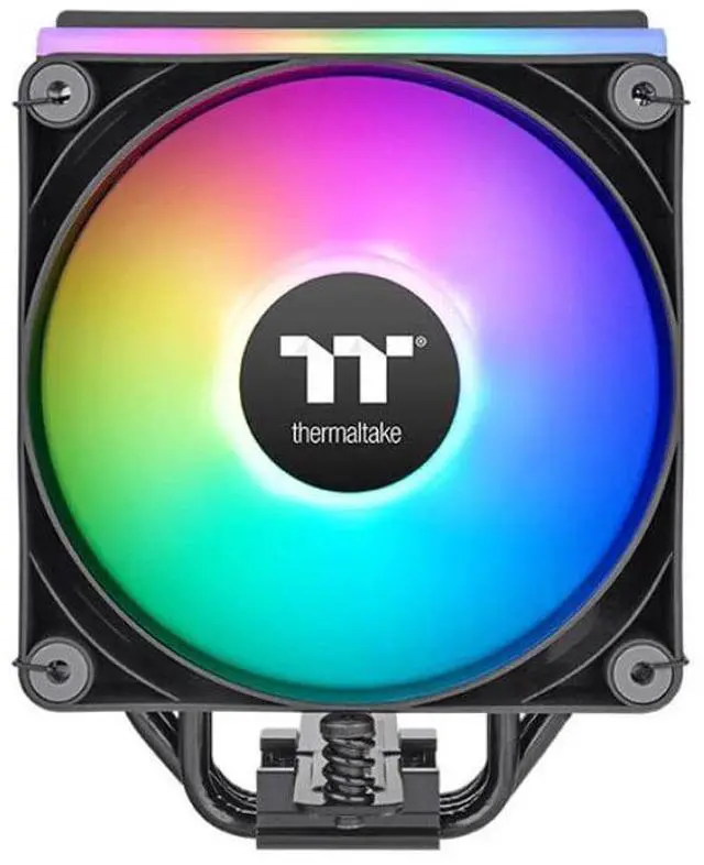 Alt view image 9 of 13 - Thermaltake ASTRIA 200 ARGB Lighting CPU Cooler - 4.72" Maximum Fan Diameter - 1 x Fan(s) - 4 x Heat Pipe(s) - 65 CFM Maximum Airflow - 1800 rpm - 5V ARGB Header, 2510 - 4Pin - Compatible Intel S
