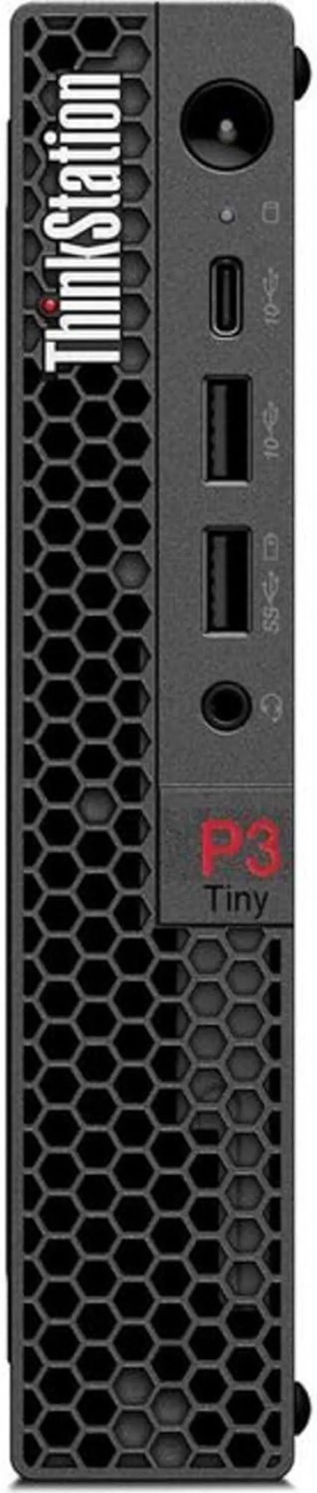 Alt view image 11 of 18 - Lenovo ThinkStation P3 30H0006VUS Workstation - 1 x Intel Core i9 14th Gen i9-14900 - vPro Technology - 16 GB - 512 GB SSD - Tiny - Black - Intel Q670 Chip - Windows 11 Pro - 1 x NVIDIA T1000 8 GB Gra