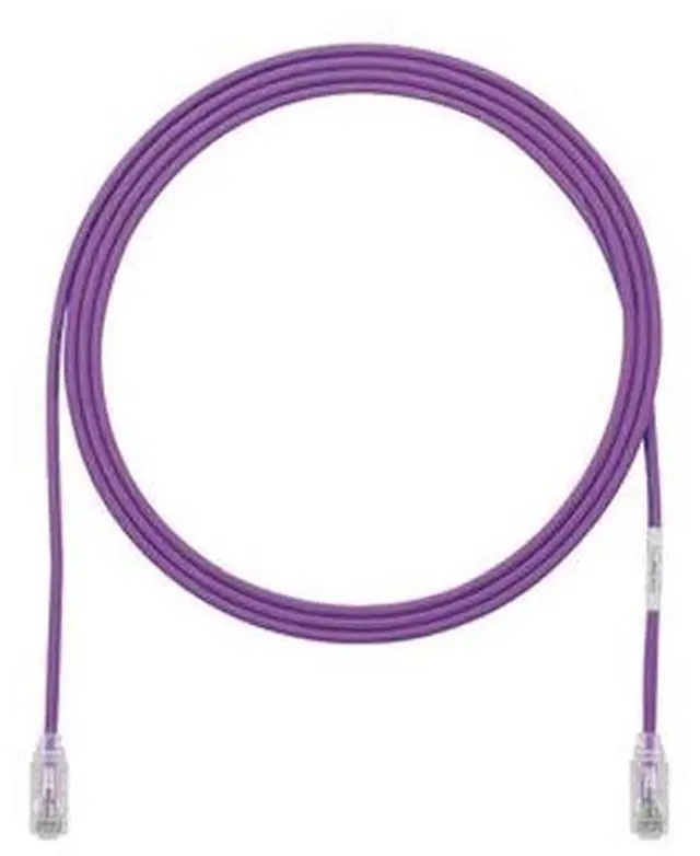 Alt view image 2 of 2 - Panduit UTP28SP9VL 9 ft. Cat 6 Violet Network Ethernet Cable