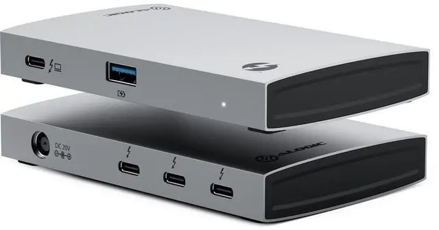 Alt view image 16 of 17 - Alogic Thunderbolt 4 BLAZE Hub - for Notebook/Desktop PC/Hard Drive/Monitor - Thunderbolt 4 - 2 Displays Supported - 4K - 3840 x 2160 - 1 x USB Type-A Ports - USB Type-A - 3 x USB Type-C Ports - USB T