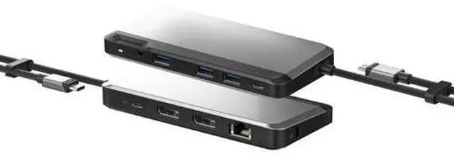 Alt view image 11 of 12 - Alogic USB-C Dual Display Dock MX2 Lite DisplayPort Edition U1CADSGR