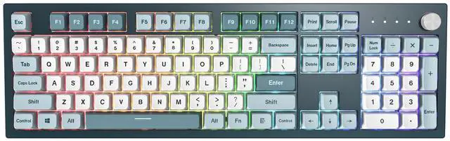 Alt view image 7 of 7 - Montech MKey Mechanical Gaming Keyboard: Customizable RGB LED, Premium MDA Profile PBT Keycap, Engineered Acoustics, Hot-Swappable, Gateron G Pro 2.0 Switches, Stunning Osaka Castle Theme, Freedom