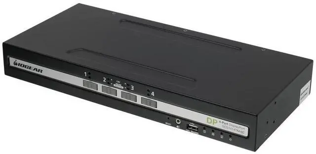 Alt view image 5 of 5 - Iogear GCS1414TAA4C 4-Port Single View Secure Audio and CAC Protection KVM Switch