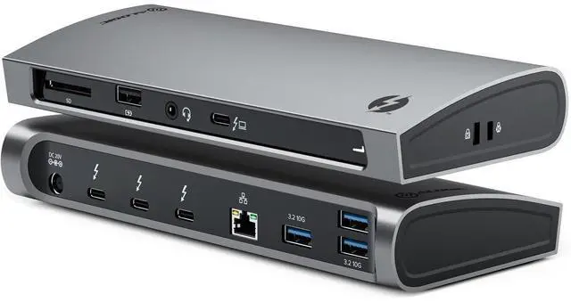 Alt view image 12 of 14 - ALOGIC Thunderbolt 4 Blaze Multiport Docking Station TB4D3TB