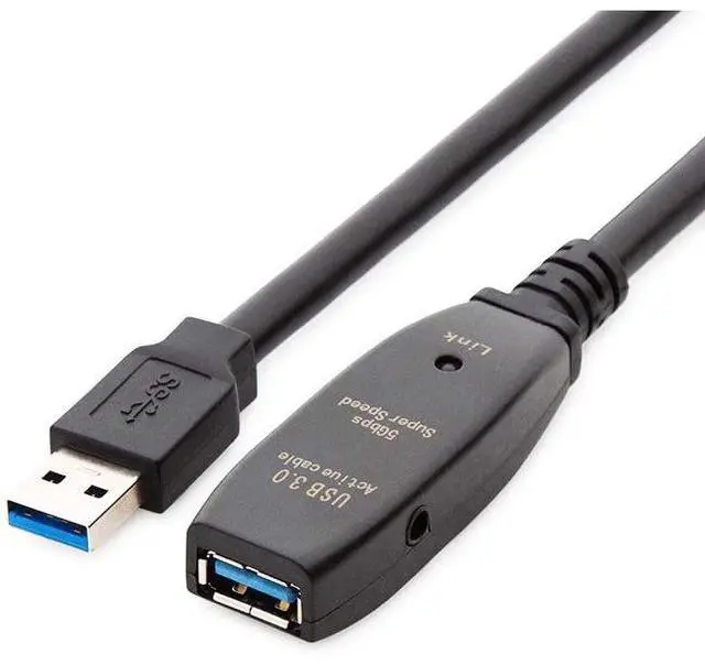 Alt view image 4 of 4 - 4xem 4X3302A230M Black 30M Active USB 3.0 DC Power Input Extension Cable