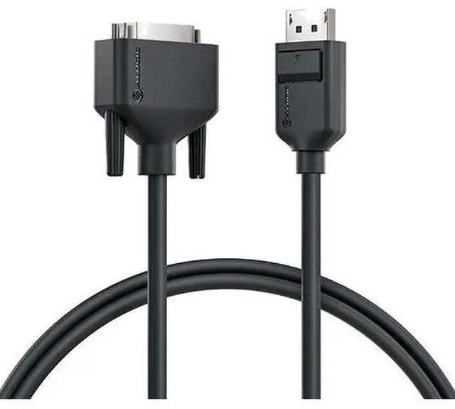 Alt view image 3 of 3 - Alogic Elements DisplayPort to DVI Cable Male to Male 1m EL2DPDVI01