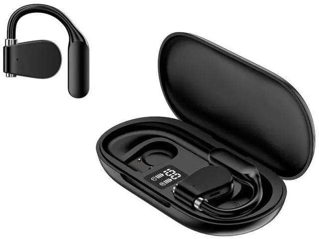 Alt view image 8 of 8 - Adesso Xtream T4 Open-Ear Bluetooth Earbuds with Charging Case XTREAMT4