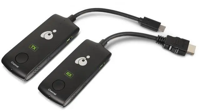 Alt view image 8 of 11 - IOGEAR 4K USB-C to HDMI® Video Wireless Transmitter and Receiver Kit - 3 x USB - 1 x HDMI Out - 1080p, 720p - 4K - 3840 x 2160 - Home Theater, Office, Display