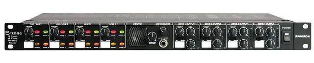 Alt view image 7 of 7 - SAMSON SZONE 4 CHANNEL/4ZONE STEREO MIXER