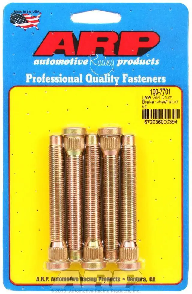 Alt view image 9 of 9 - ARP Wheel Stud Press-On 7/16-20 in Thread 5 pc P/N 100-7701
