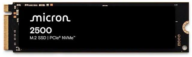 Alt view image 2 of 2 - Micron SSD 2500 PCIe Gen4 NVMe SSD QLC NAND 1TB M.2 MTFDKBA1T0QGN-1BN1AABYYR