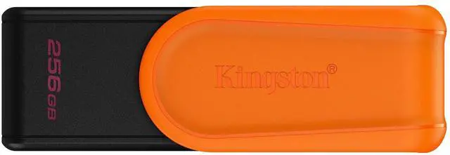 Alt view image 10 of 10 - Kingston DataTraveler Exodia S USB Flash Drive - 256 GB - USB 3.2 (Gen 1) - Black, Orange - 5 Year Warranty
