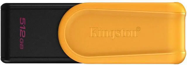 Alt view image 10 of 10 - Kingston DataTraveler Exodia S USB Flash Drive - 512 GB - USB 3.2 (Gen 1) - Black, Yellow - 5 Year Warranty
