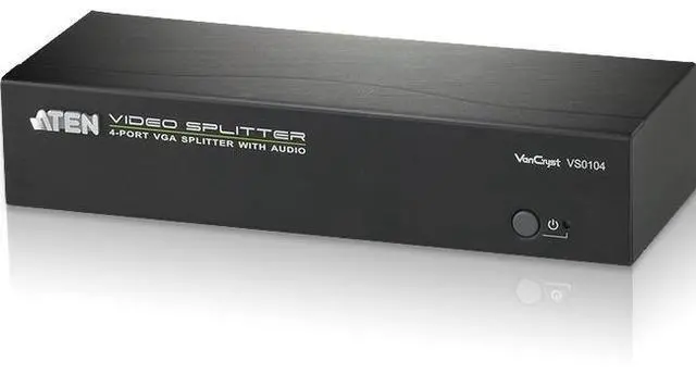 Alt view image 2 of 2 - ATEN 4-Port VGA Splitter with Audio VS0104