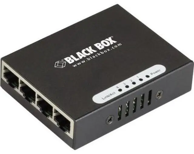 Alt view image 7 of 7 - Black Box USB-Powered Gigabit 4-Port Switch with EU Power Supply