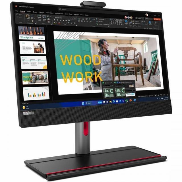 Alt view image 9 of 9 - Lenovo ThinkCentre M90a Gen 5 12SH0028US All-in-One Computer - Intel Core i7 14th Gen i7-14700 - vPro Technology - 16 GB - 512 GB SSD - 23.8" Full HD - Desktop - Black - Intel Q670 Chip - 1920 x