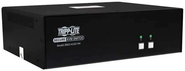 Alt view image 10 of 10 - Tripp Lite by Eaton Secure KVM Switch, 2-Port, Dual Head,HDMI to HDMI, 4K, TAA