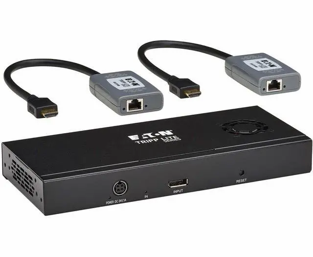 Alt view image 2 of 2 - Tripp Lite 2-Port DisplayPort to HDMI Splitter/Extender Kit over Cat6